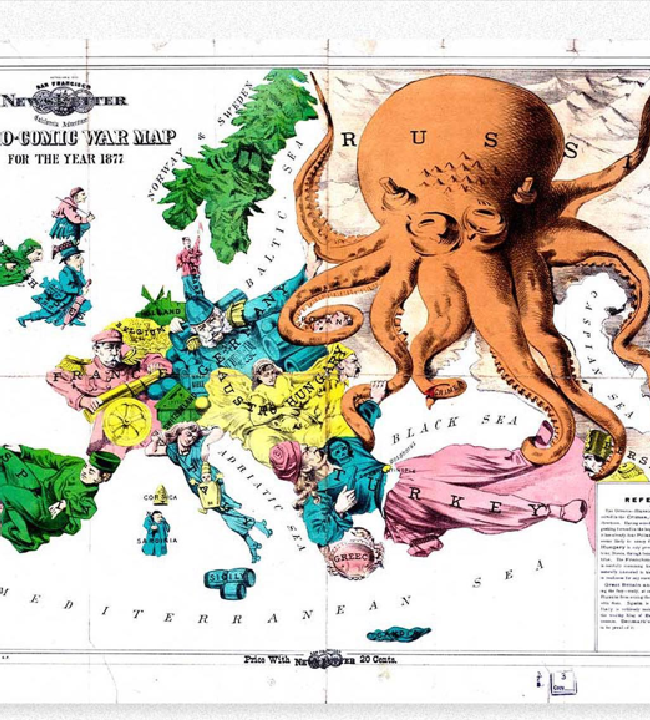 Пляма цивілізації: як Російську імперію зображали на карикатурах у ХІХ-ХХ століттях (фото)